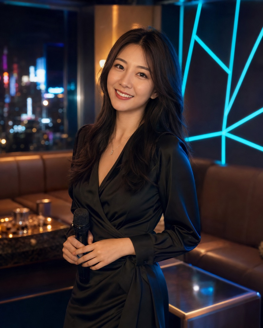 主持形象示意，AI 形象示意