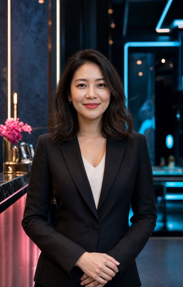 接待形象示意，AI 形象示意